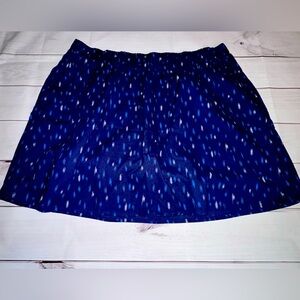 Old Navy Blue Patterned Women's Skirt Size Large, Summer Wear, Cute Casual, Chic